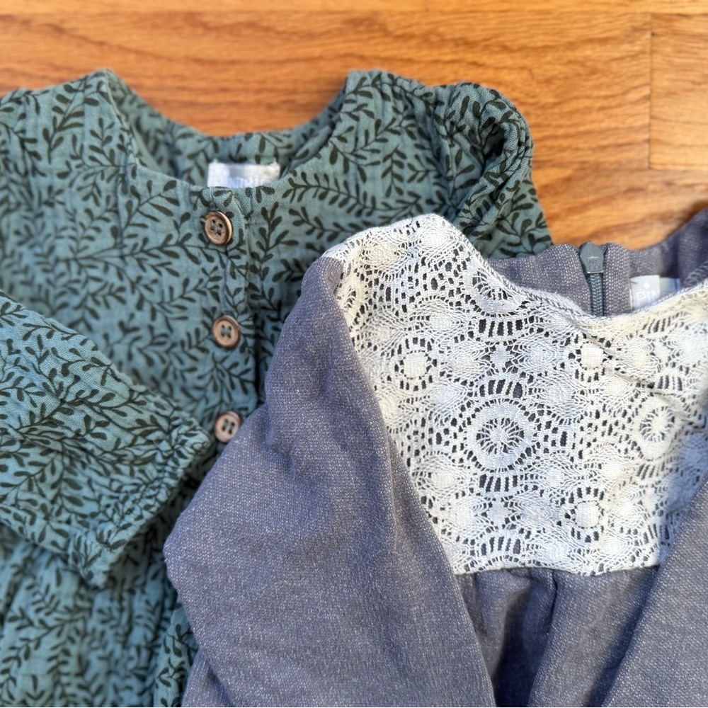 Set of two adorable dresses 9m